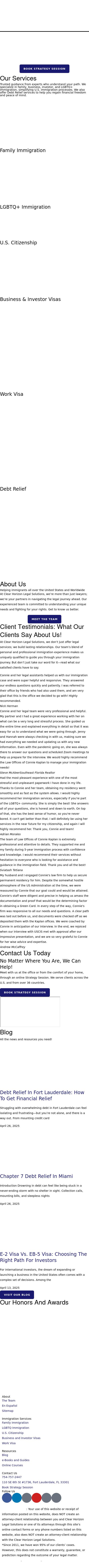 Law Offices of Connie Kaplan, P.A. - Fort Lauderdale FL Lawyers