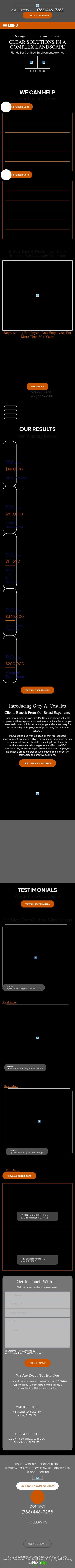 Law Offices of Gary A. Costales, P.A. - Boca Raton FL Lawyers